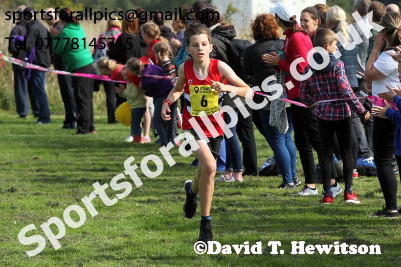 Boys and girls under-13s 2019 Sunderland Harriers Open Cross Country. Photo:  David T. Hewitson/Sports for All Pics